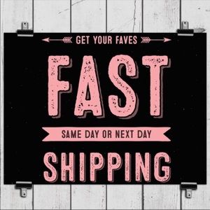 Same day or next day shipping